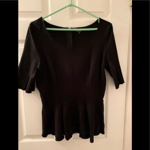 Aritzia Babaton Peplum Top size large